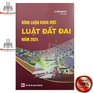 Sách - Bình luận khoa học luật đất đai năm 2024