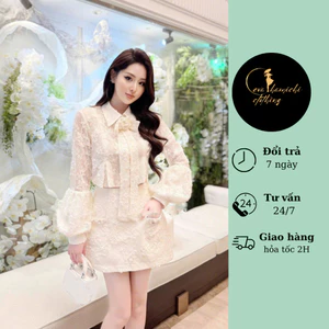 Set tiểu thư ren hoa Eva hamichi
