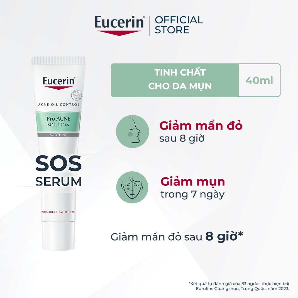 Ảnh Tinh chất dưỡng cho da mụn Eucerin Pro Acne SOS Serum 40ml 1