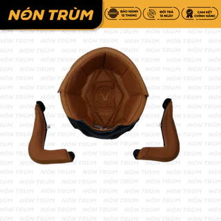 Lót thay mũ bảo hiểm 3/4 Royal M20C gồm 1 lót và 2 ốp tai phiên bản mới 2021 size L và XL