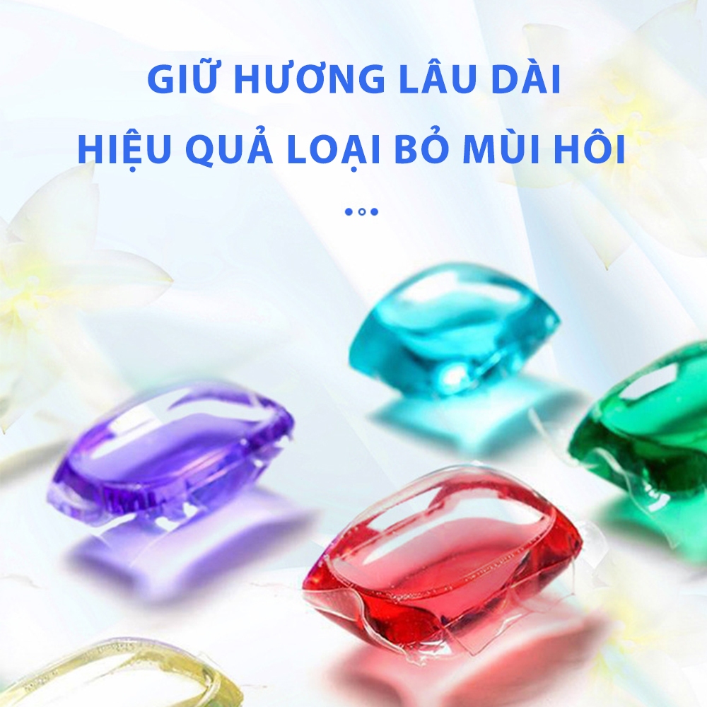 1 túi (10 hạt) Nước Giặt Thơm - Thay Thế Nước Giặt, Nước Làm Mềm Vải, Nước Giặt Tiện Lợi, Cao Cấp