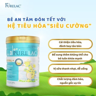 [CHÍNH HÃNG+ Date 5/2027] Sữa PureLac Royal+ 800g New Zealand Số 1 2 3 Nhập Khẩu Nguyên Lon