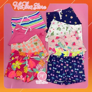 Quần short thun C'4RT£R cho bé gái (3-10kg)