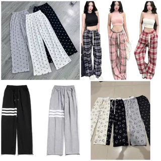 Tổng Hợp Các Mẫu Quần Nữ Form Rộng hàng siêu hót hit chất mềm mát, co giãn, mặc ở nhà, đi chơi