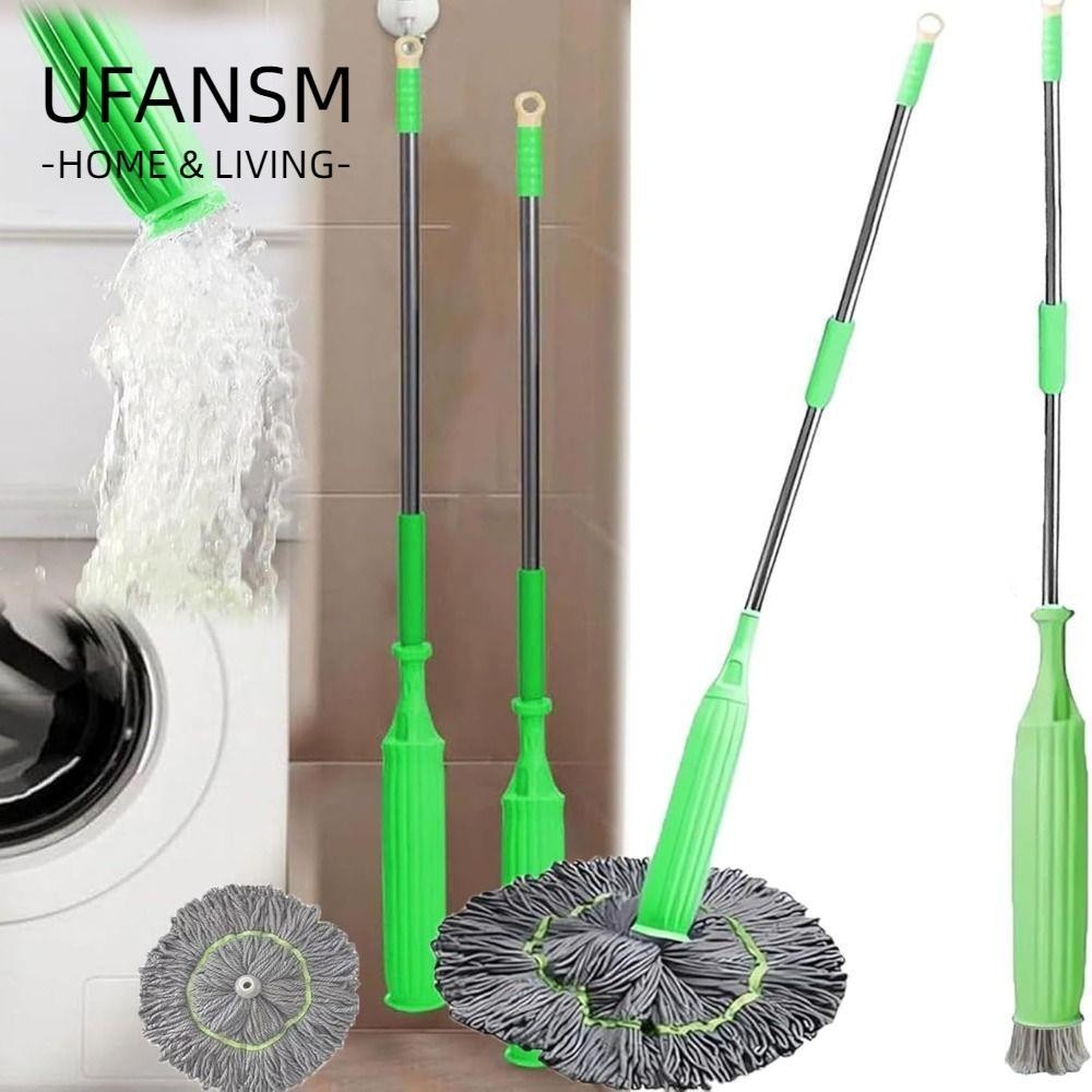 [ Hỏa Tốc ] Cây Lau Nhà Tự Vắt Cán Inox Có Thể Tháo Rời Bông Lau Thấm Hút Tốt Mẫu Mới