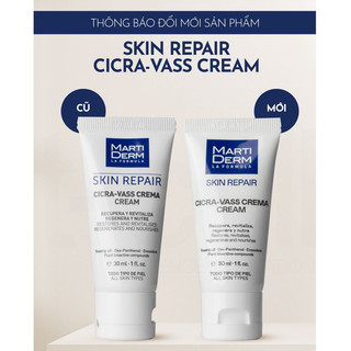Kem Dưỡng Tái Tạo & Phục Hồi Da Nhạy Cảm - Martiderm Skin Repair Cicra Vass Cream 30ml