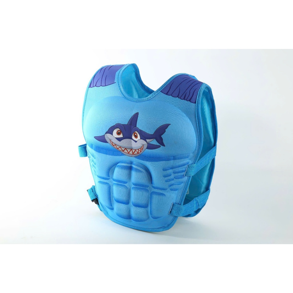 Áo phao bơi trẻ em 3D cao cấp siêu nhân người nhện Spiderman, Elsa, cá mập cho bé từ 8kg tới 35kg