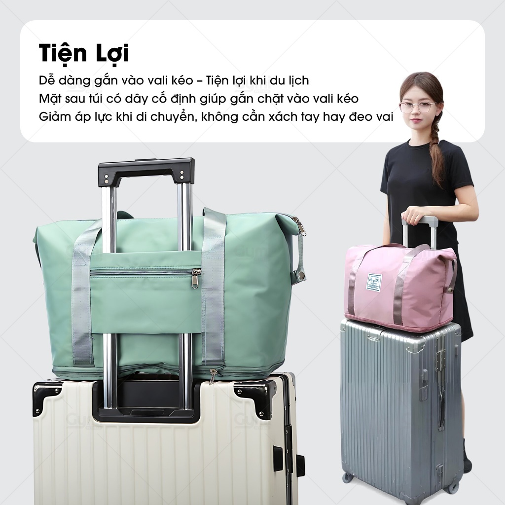 Túi Du Lịch Có Nhiều Ngăn Đựng, Túi Xách Du Lịch, Tập Gym Siêu Nhẹ Chống Thấm Nước - Tui1Ngan