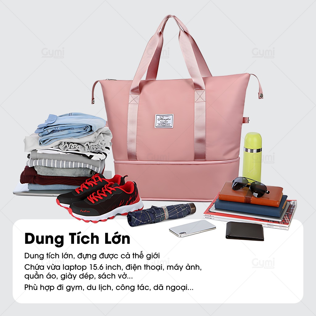 Túi Du Lịch Có Nhiều Ngăn Đựng, Túi Xách Du Lịch, Tập Gym Siêu Nhẹ Chống Thấm Nước - Tui1Ngan