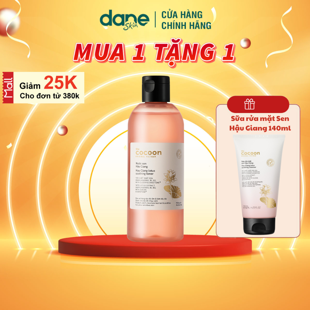 Toner Sen Cocoon 310ml phục hồi đa nhiệm cho da rất nhạy cảm | Shopee ...