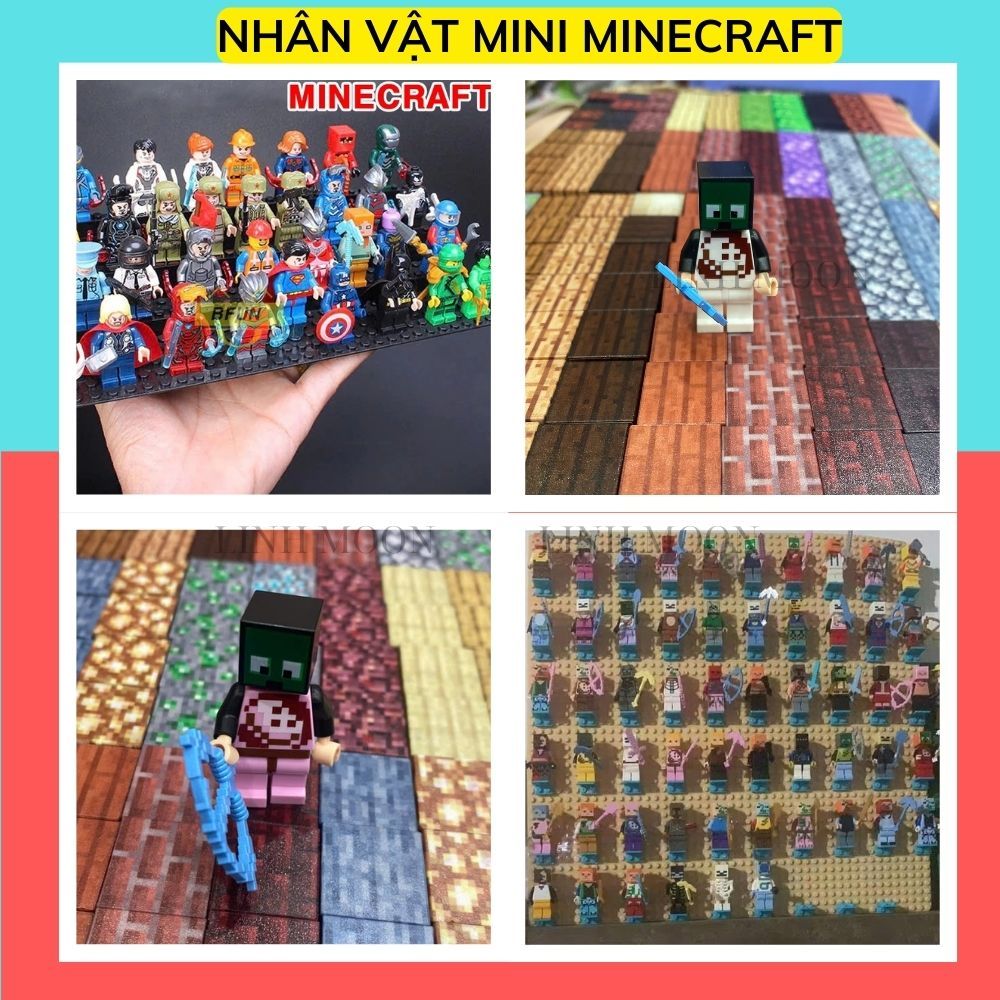 Đồ Chơi Lắp Ráp Nhân Vật Mini Minecraft - Mẫu Ngẫu Nhiên | Shopee Việt Nam