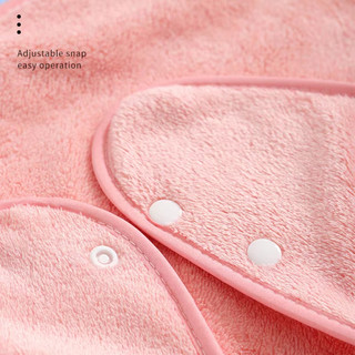 Khăn Choàng Đánh Răng Trẻ Em Lovely  – Vải Lông Siêu Mềm, Nút Bấm Chống Trượt, Giữ Áo Khô Sạch