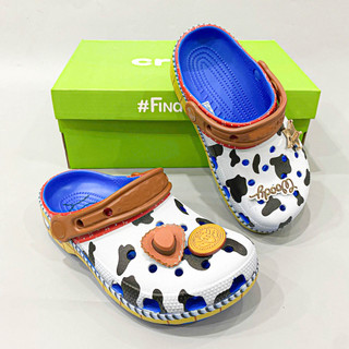 Sục Toy Story Woondy trẻ em, sục bò sữa tặng kèm charm y hình, dép sục chống trượt kháng khuẩn tốt an toàn cho bé