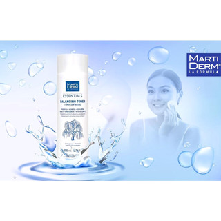 Nước Cân Bằng Dưỡng Ẩm Cho Da Hỗn Hợp, Thường Đến Khô - MartiDerm Essentials Blooming Toner 200ml