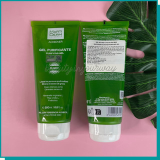 Gel Rửa Mặt Sạch Sâu Dành Riêng Cho Da Dầu Mụn MartiDerm Acniover Purifying Gel  200ml