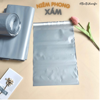 Túi Đóng Hàng Niêm Phong Màu Xám - Có keo dính sẵn tiện lợi (Loại 1)