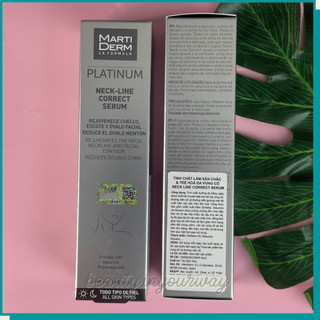 Tinh Chất Làm Săn Chắc & Trẻ Hóa Da Vùng Cổ Martiderm Platinum Neck Line Correct Serum 50ml