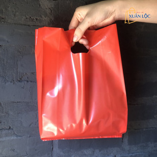 Túi hột xoài Pe Đỏ - Trơn Bóng Dai Dẻo ( đựng hàng , gói hàng)