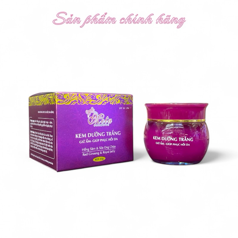 Kem Meta dưỡng trắng da giữ ẩm giúp phục hồi da 15gram