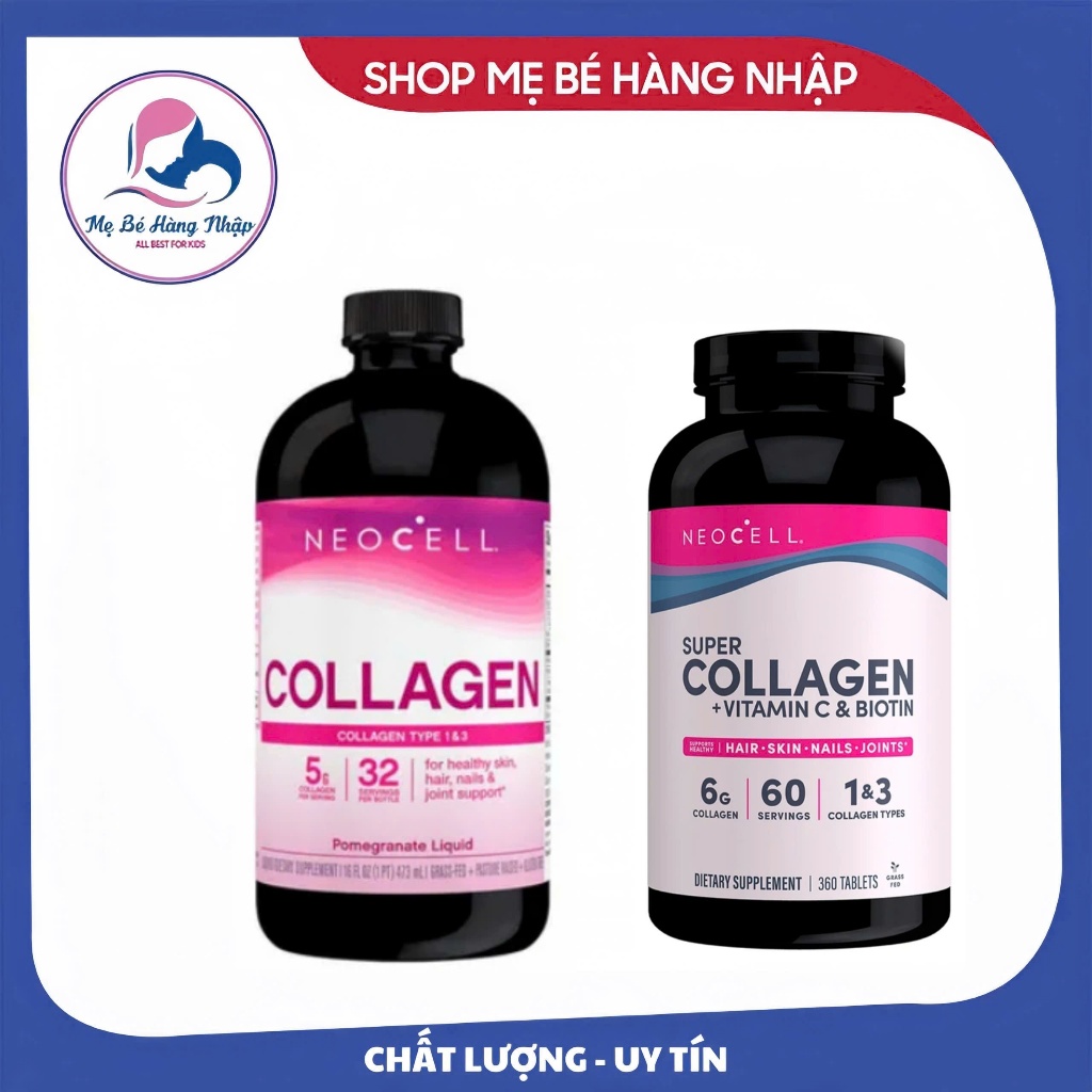Collagen Neocell dạng 360 viên và Collagen Neocell lựu Pomegranate ...