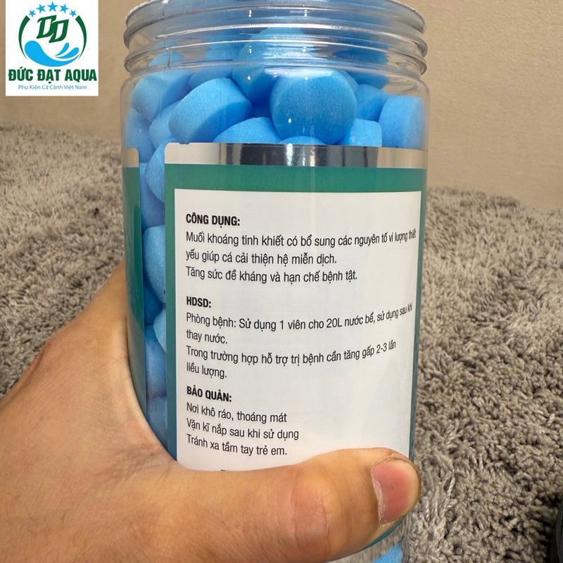 Muối Khoáng Phòng Bệnh Cho Cá Cảnh Mineral Salt MULTI COLOR sản phẩm của nhà multibio 8
