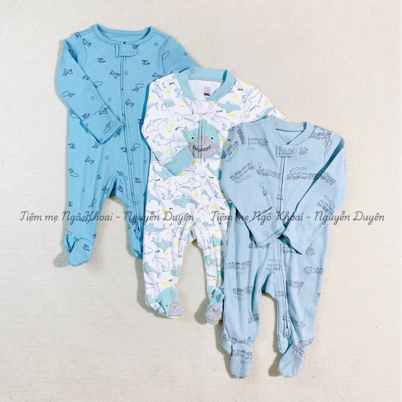 [MD189] 6-9m Body sleepsuit/ áo liền tất ngủ cho bé yêu xuất xịn