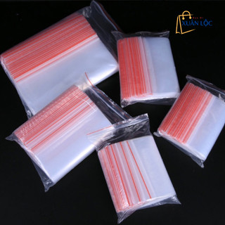 Túi zip Chỉ Đỏ Loại tốt, dày dặn, chắc chắn (có đủ size)