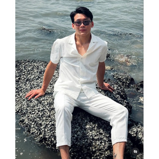 Áo sơ mi [Clean] Cuban Shirt cho Nam đơn giản,basic