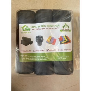Combo 03 Túi Rác Tự Phân Hủy  - 3 Cuộn/1kg - Size Tiểu - Trung - Đại (LOẠI TỐT)
