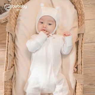BSR210803 Body dài tay cài chéo Siro Jacquard