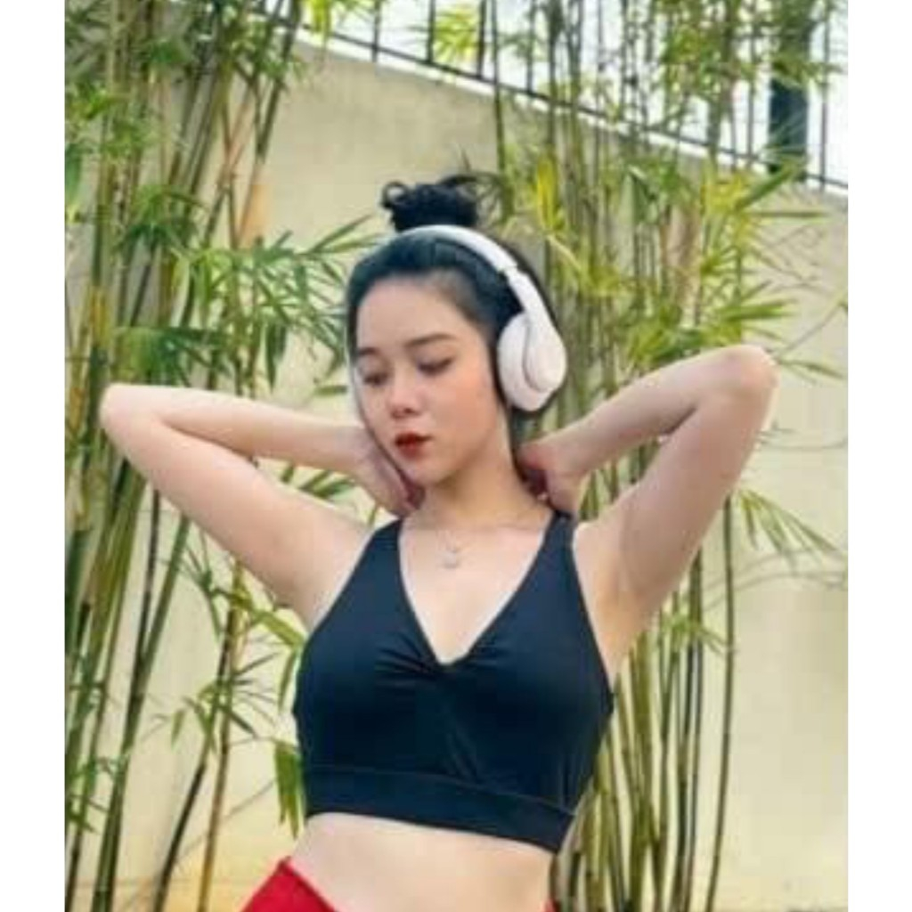 Áo thể thao nữ, áo tập gym ,yoga, erobic, zumba ,áo bra đan dây co dãn mịn mát,tặng mút