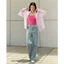 Quần jean ống suông nữ Gilee dáng dài lưng cao, chất vải cao cấp, quần jeans tôn dáng chân thanh lịch Pancy