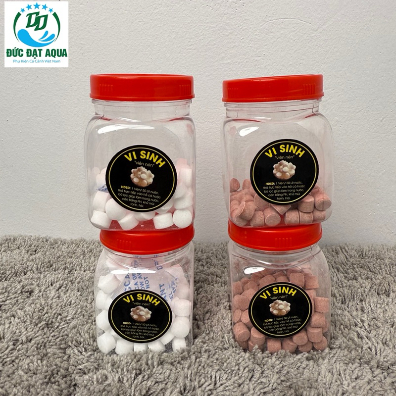 Viên VI SINH làm trong nước, combo100&50 viên giúp cân bằng nước  và bảo vệ cá, tôm, tép khoẻ mạnh, hiệu quả sau 24h 3