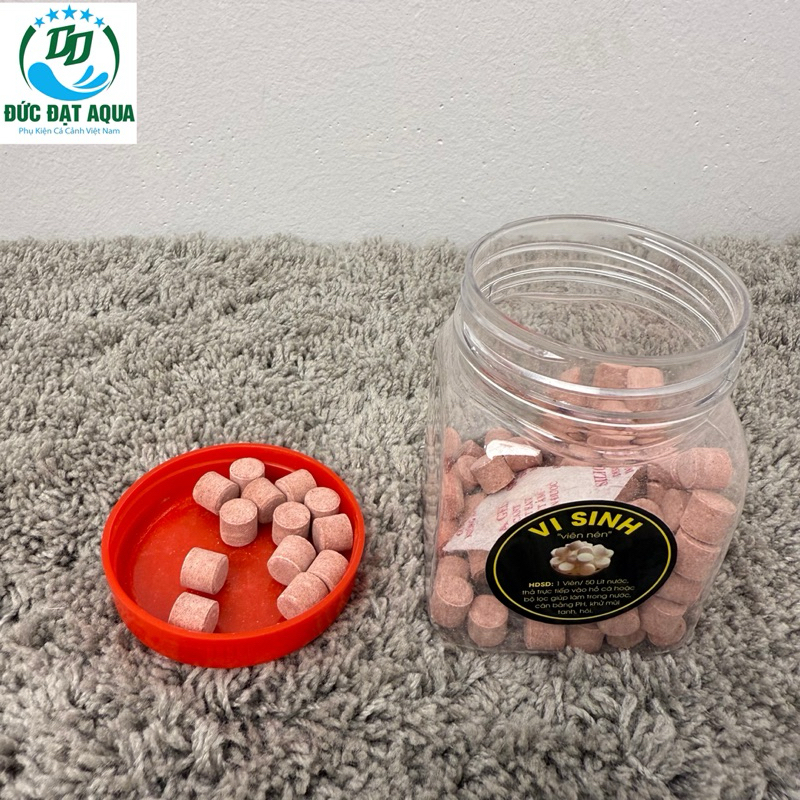 Viên VI SINH làm trong nước, combo100&50 viên giúp cân bằng nước  và bảo vệ cá, tôm, tép khoẻ mạnh, hiệu quả sau 24h 9