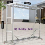 Giàn phơi quần áo CAO CẤP chịu lực 300kg phơi từ 50 bộ quần áo chất liệu inox 304 cứng cáp phơi chăn ga gối đệm -DH79 — ảnh 4