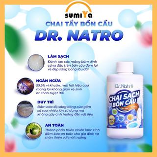 Chai thả bồn cầu Dr Natro vệ sinh tự động kháng khuẩn khử mùi an toàn cho bề mặt bồn cầu - SUMIYA