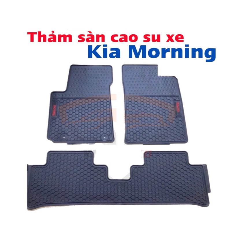 Thảm lót sàn cao su xe KIA Morning 2014-2024 hàng cao cấp