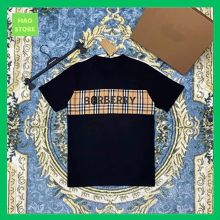 Áo Phông Nam Nữ Sọc Kẻ Vàng Ngang Ngực Chất Cotton Hàng Siêu Cấp Dành Cho Anh Em Boy Phố Đi Học Đi Chơi 2025