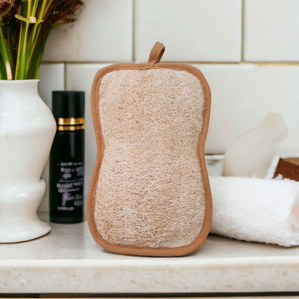 Bông Tắm Cỡ Đại Mộc Xơ - Mướp Tự Nhiên - Xơ Mướp Tắm Tẩy Tế Bào Chết - Chà Lưng - Xuất Khẩu