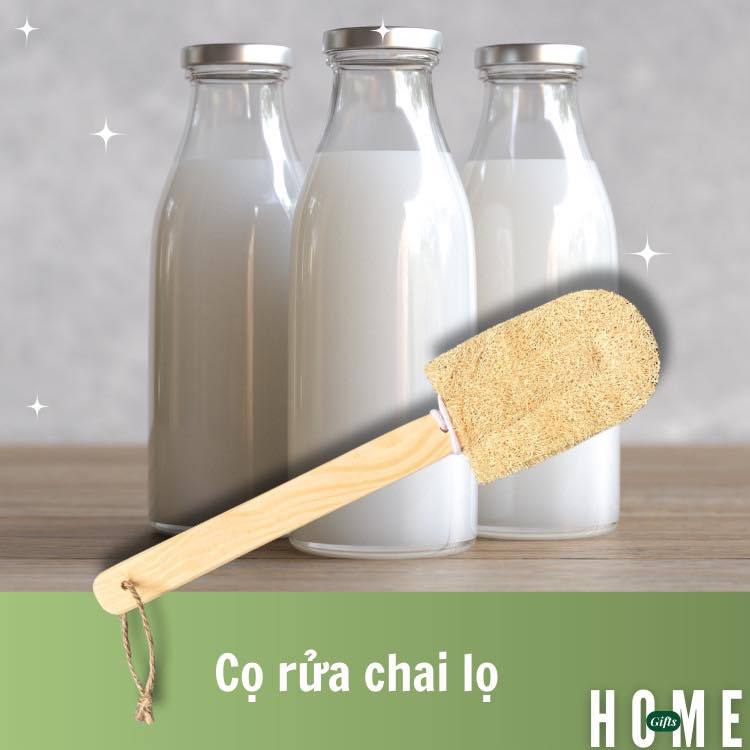 Cây Rửa Ly Mộc Xơ 6-8 Cánh - Xơ Mướp Tự Nhiên - Cây Rửa Bình Sữa - Cây Rửa Cốc - Cây Rửa Bình Nước