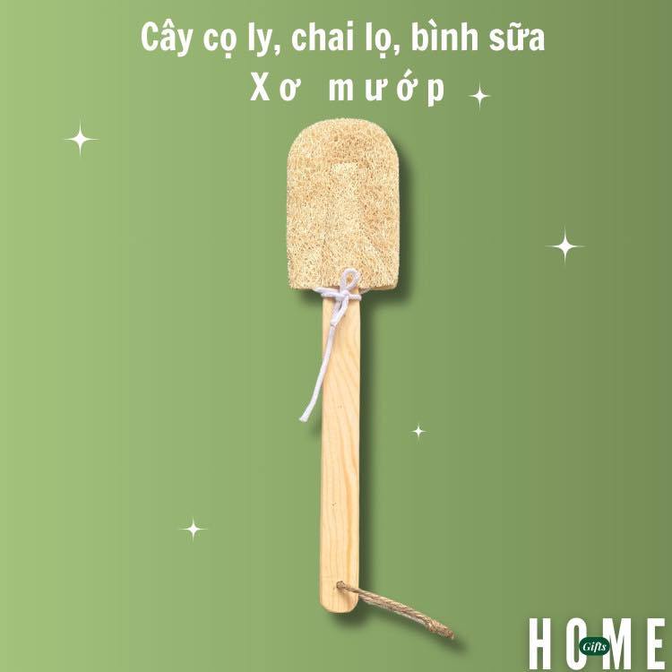 Cây Rửa Ly Mộc Xơ 6-8 Cánh - Xơ Mướp Tự Nhiên - Cây Rửa Bình Sữa - Cây Rửa Cốc - Cây Rửa Bình Nước