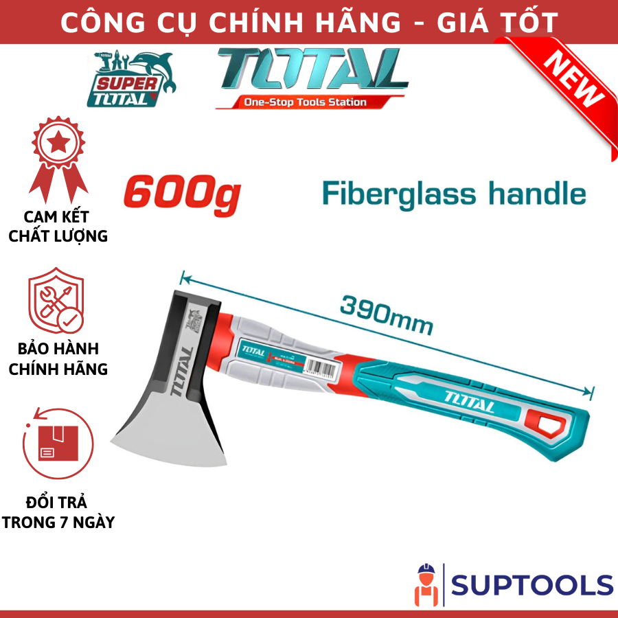 Búa rìu 600g TOTAL THAX061600 (Đồ nghề). | Shopee Việt Nam