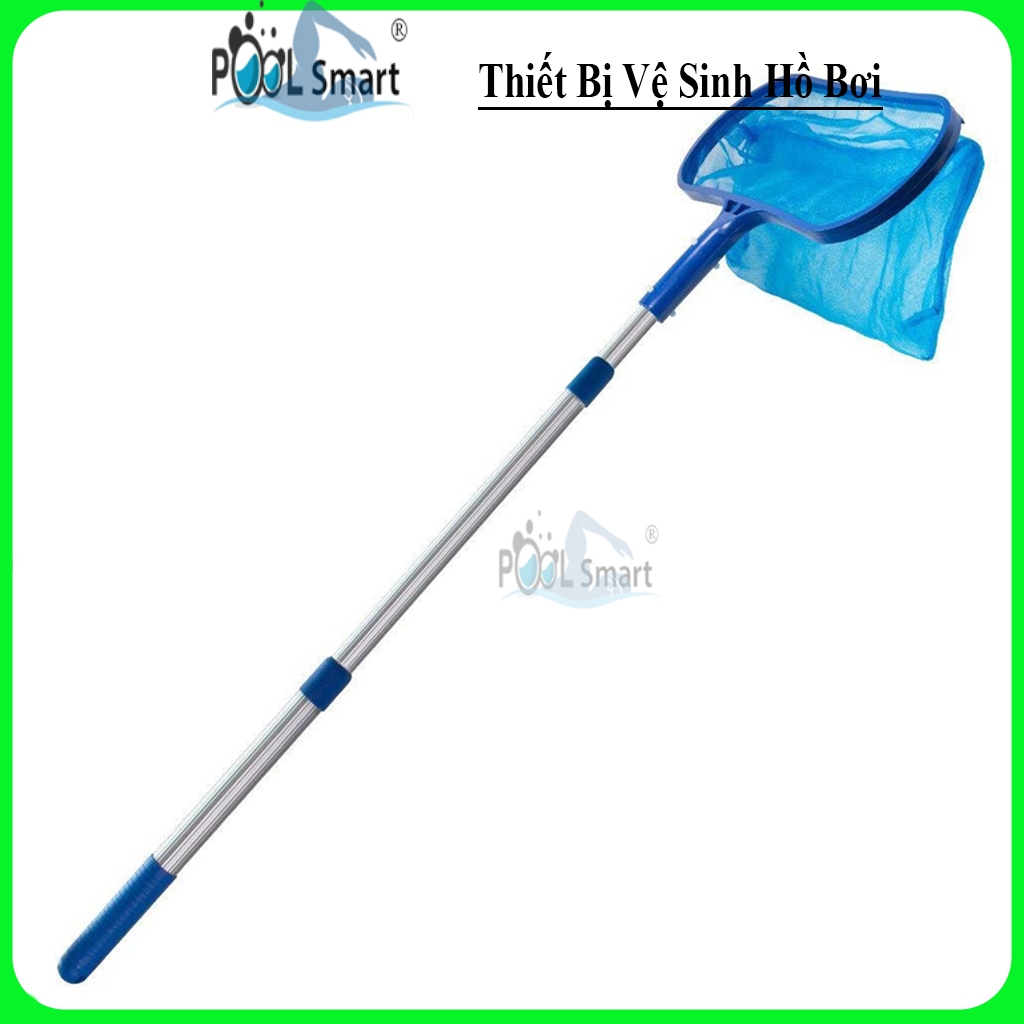 Vợt rác bể bơi loại sâu lòng vành nhựa, vớt rác hồ bơi, vành bằng nhựa ...