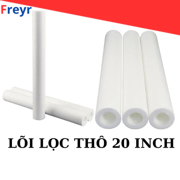 Combo 5 Lõi số 1 Bông ép pp 5 micron dài 20 inch dùng cho máy lọc bán công nghiệp hoặc các cốc lọc đầu nguồn