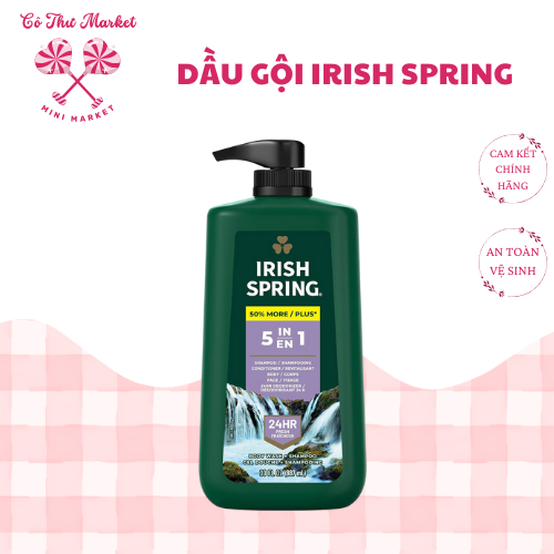 Sữa Tắm Gội Irish Spring 5 in 1 591ml/887ml Của Mỹ - CÔ THƯ MARKET ...