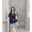 Áo polo cổ phối kẻ hàng QCL1 tag FBM