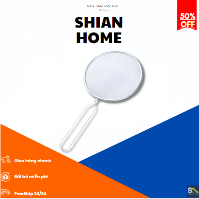 Mới ( RỔ VỢT LỌC INOX CÁN ĐÔI - RỔ LƯỢC INOX 1 LỚP CÁN ĐÔI SIZE NHỎ ...