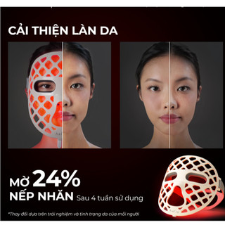 Mặt Nạ Ánh Sáng Halio PureGlow Ultralite Silicone LED Face Mask -Chính hãng, bảo hành 1-1