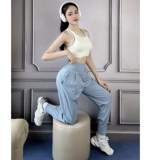 Áo Bra Nữ Tập Gym Yoga Thiết Kế Đường Viền Có Mút Ngực Chống Sốc Chất Vải Co Giãn Thoáng Khí AB1492