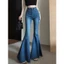 Quần Jeans ống loe To , Quần bò loe to xanh trước phong cách LN 30
